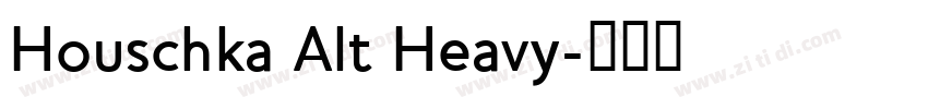 Houschka Alt Heavy字体转换 Houschka Alt Heavy字体转换